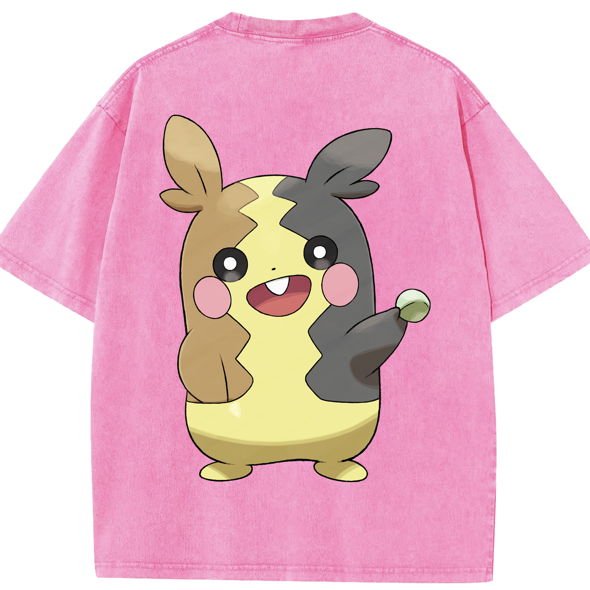 （画像用） ポケットモンスター Pokémon 綿100% ヴィンテージ風 半袖Tシャツ（背面プリント）